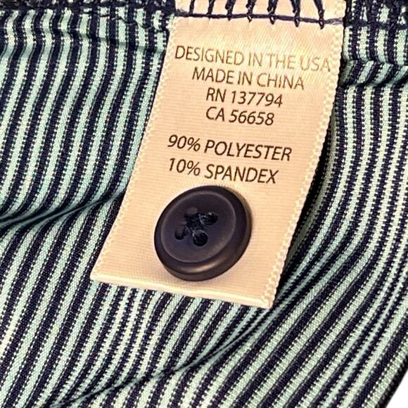US Open‎ USGA LACC Blue Striped Golf Performance Drift Polo Men's XL 123rd NWT - Picture 6 of 7